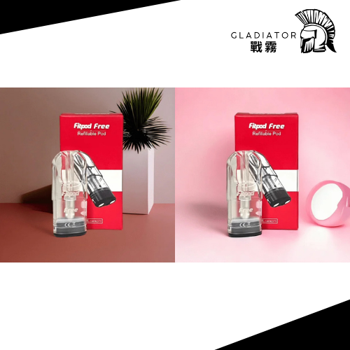 【拋棄式】FITPOD FREE 通用悅克 Relx4-5代透明空倉